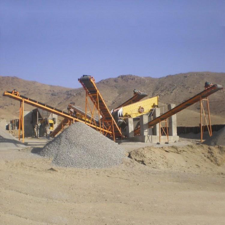 河南安陽時產(chǎn)300噸砂石料生產(chǎn)線-河南紅星礦山機(jī)器